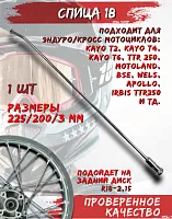 Спица 18" (225*200*3) 