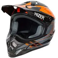 Шлем HIZER J6805 #5 orange размер XL 