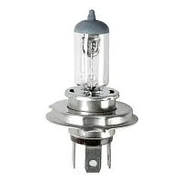 Лампа фары 12v/35/35w Н4 галогеновая прозрачная 
