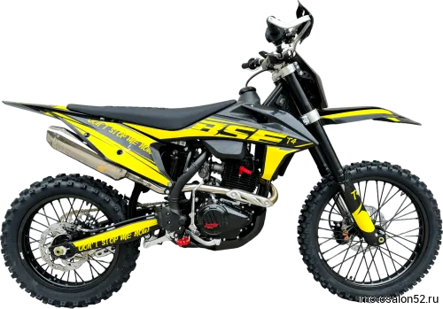 Мотоцикл кроссовый BSE T4 Yellow (ZS172FMM-5)  фото 2