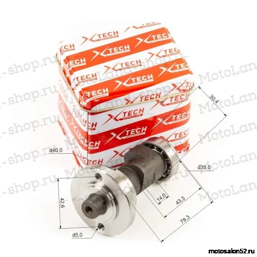 Вал распределительный 164FML YX200 (CBN200)  200см3 X-TECH 
