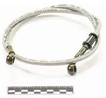 Шланг тормозной армированный с фитингами 900 mm d=10 mm серый 