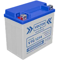 АКБ VEKTOR PLUS VTG1214 YTX14-BS GEL (12V 14Ah, 220A Размер: длина 150мм, ширина 86мм, высота 145мм) 
