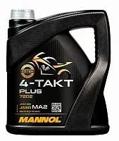 Масло 4Т MANNOL 4-TAKT Plus SAE10W40 API SL JASO MA/MA2 п/синт. 4л 