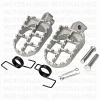 Подножка водителя (пара) KAYO KLX, CRF, TTR125, BSE, APOLLO, MX серые 