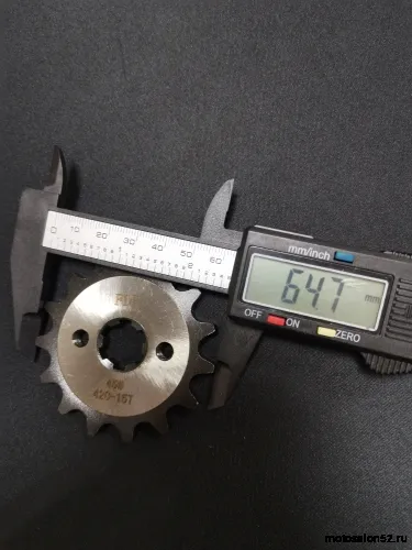 Звезда передняя 420-15T d-17mm Альфа Дельта  фото 2