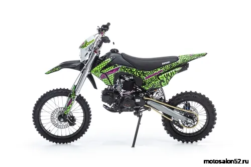 Питбайк BSE EX125e 14/12 Max13 Green Pink Neo  фото 3