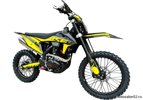 Мотоцикл кроссовый BSE T4 Yellow (ZS172FMM-5)  фото 3