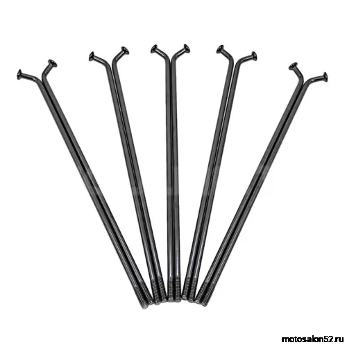 Спица 16" Seven Medalist 171х3,5мм, черные, без гаек (компл. 10 шт) 