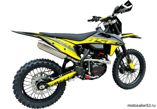Мотоцикл кроссовый BSE T4 Yellow (ZS172FMM-5)  фото 4