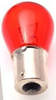 Лампа (авто) галогеновая  P21W 1156 21W 12V красная 
