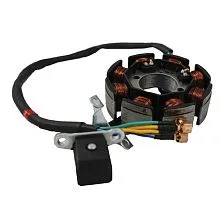 Статор генератора 172FMM VJP250-4 SHINERAY 8 кат. 2 отверстия Fireguard Trail 