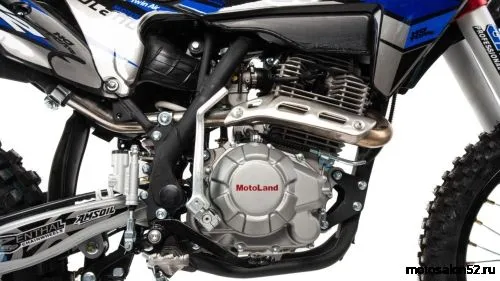 Мотоцикл кроссовый Motoland 300 XT300 HS (175FMM) (BB-300cc) синий  фото 2