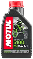 Масло 4Т Motul 5100 SAE15w-50 API SM/SG JASO MA2 TECHNOSYNTHESE® 1л 