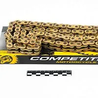 Цепь приводная SFR 428H-X 132 звена золотая, сальниковая X-Ring  