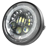 Фара передняя светодиодная 7"-MMR01-WY-ZC 