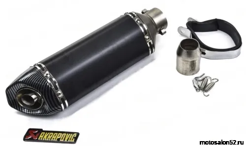 Глушитель AKRAPOVIC #15 черный 