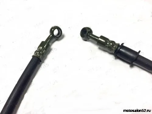 Шланг тормозной армированный с фитингами 1200 mm d=10 mm серый 
