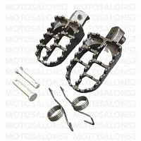 Подножка водителя (пара) KAYO KLX, CRF, TTR125, BSE, APOLLO, MX черные 