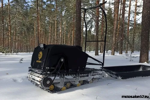 Мотобуксировщик Рыбак Старт (тканный капот) Двигатель Dinking 420, 15 л.с фото 4