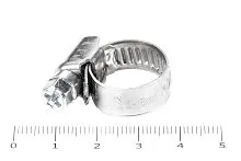 Хомут червячный 08-16/9 нерж. W2 (AISI 430) 