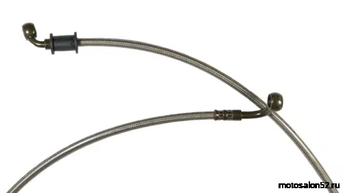 Шланг гидравлический переднего тормоза L1350 mm d10 mm TTR250R с фитингами 