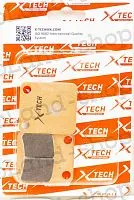 Колодки дискового тормоза FA257 #3 X-TECH Honda Dio/Tact (Coper-based) медь+кевлар 