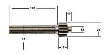 Вал первичный 152FMH 