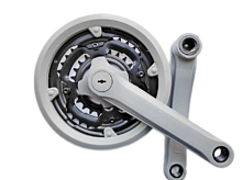 Шатуны 24/34/42Tх170мм, сталь в пластике, цвет серый (ETCW-03) 