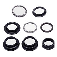 Комплект рулевой 22,2х30х27 с подшипниками на резьбовую вилку 