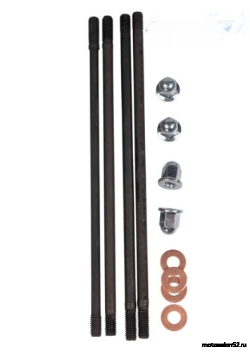 Шпильки цилиндра (4шт) + гайки 172FMM (CB250D-F) Шпильки цилиндра (4шт) + гайки 172FMM (CB250D-F)