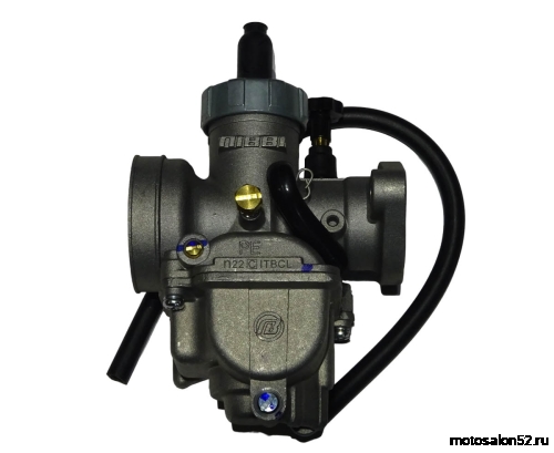 Карбюратор NIBBI Racing PE19FL (SP) 140-160 CC (вход/выход 24 и 46 мм)  фото 3