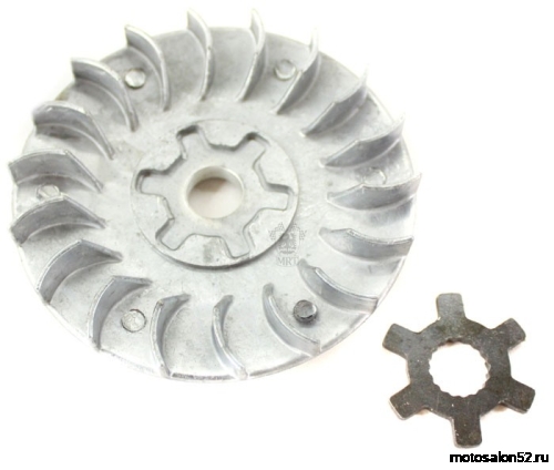 Шкив наружный переднего вариатора Yamaha JOG50 с шайбой 