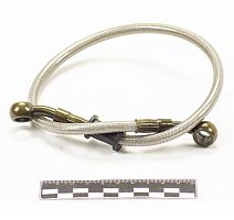 Шланг тормозной армированный с фитингами 500 mm d=10 mm серый 