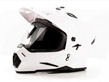 Шлем HIZER J6802 #2 white (2 визора) M 