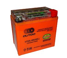 АКБ OUTDO UTX5L-BS (12V 5Ah, Размеры: длина 114мм, ширина 70мм, высота 106 мм) GEL 