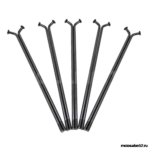 Спица 16" Seven Medalist 171х3,5мм, черные, без гаек (компл. 10 шт) 