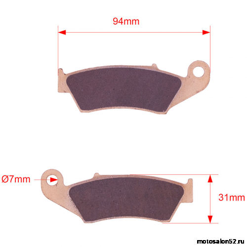 Колодки дискового тормоза FA185 OFF-ROAD SM-PARTS фото 2