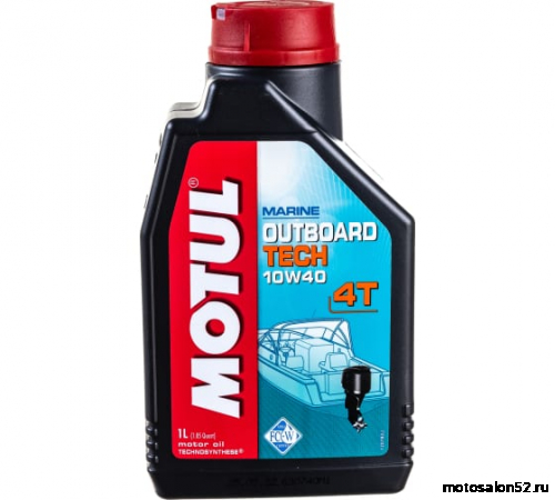 Масло 4Т Motul OUTBOARD TECH SAE10W40 API SJ/SG FC-W TECHNOSYNTHESE® 1л