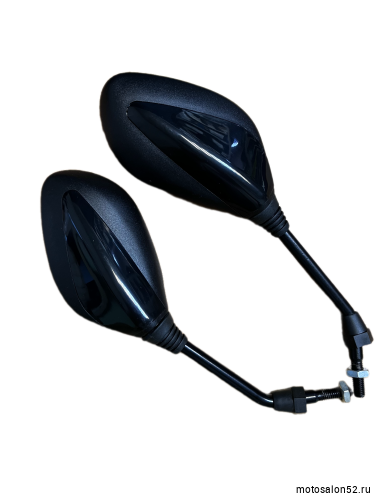 Зеркала d-8 Honda черные с вставкой (1034) фото 2 Зеркала d-8 Honda черные с вставкой (1034) фото 2