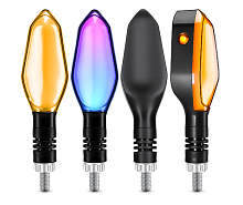 Поворотники светодиодные ZXD-153 со встроенным реле 2 шт. 