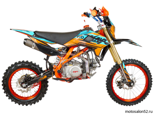 Питбайк KAYO EVOLUTION YX140EM 17/14 KRZ (механ. сцепл., эл.стартер 