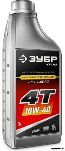 Масло 4Т Зубр Extra 10W40 п/с 1 л 