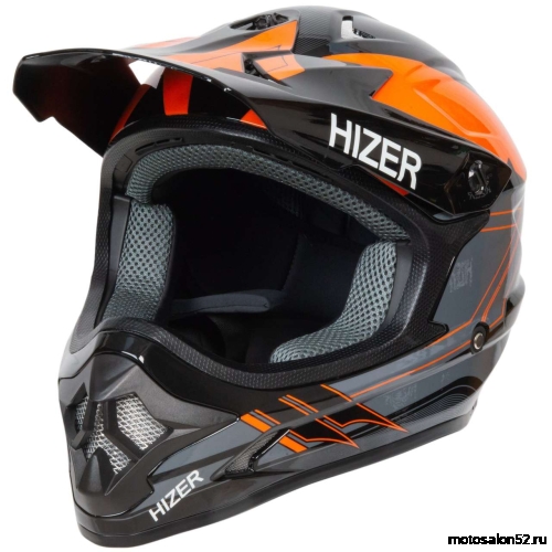 Шлем HIZER J6805 #5 orange размер M 