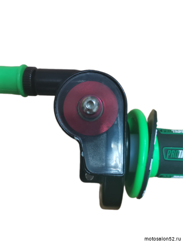 Ручка газа питбайк PROTAPER в сборе с тросом L=980мм (зеленый)  фото 2