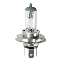 Лампа фары 12v/35/35w Н4 галогеновая прозрачная 