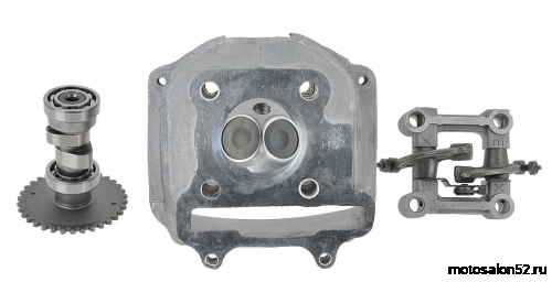 Головка цилиндра 152 QMI d-52,40 mm с клапанами и распредвалом FDF 