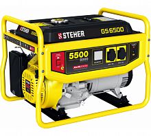 Генератор STEHER бензиновый 5500ВТ GS-6500