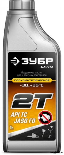 Масло 2Т-П EXTRA ЗУБР полусинтетика 1л 