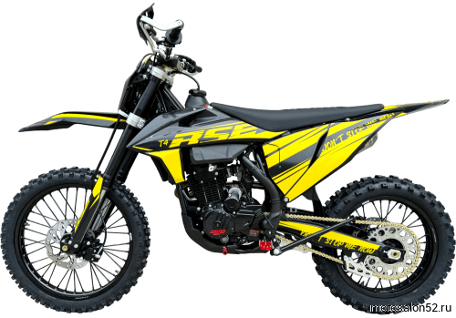 Мотоцикл кроссовый BSE T4 Yellow (ZS172FMM-5)  фото 5